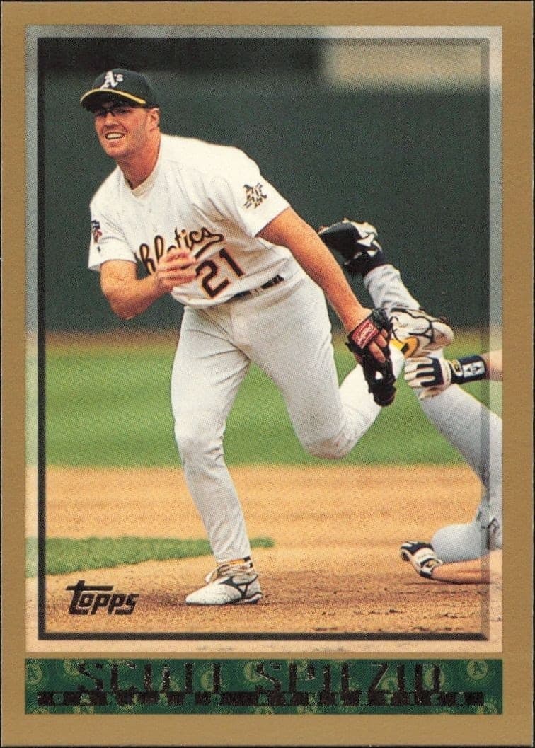 1998 Topps Scott Spiezio #144 trading card