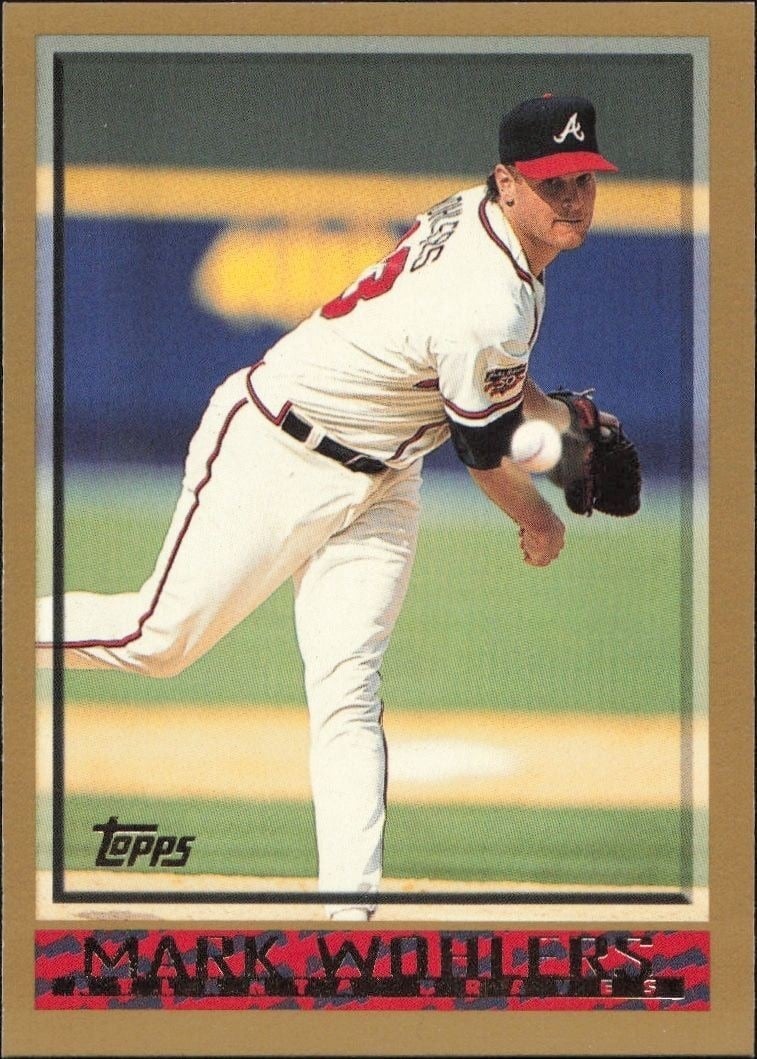 1998 Topps Mark Wohlers #162 trading card