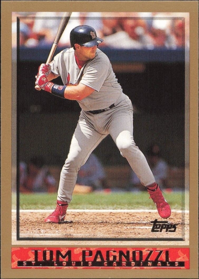 1998 Topps Tom Pagnozzi #431 trading card