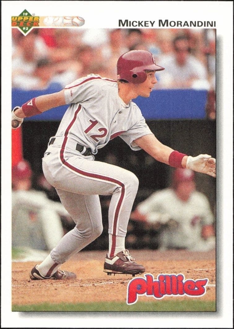 1992 Upper-Deck Mickey Morandini #449 trading card