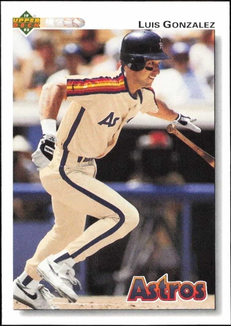 1992 Upper-Deck Luis Gonzalez #372 trading card
