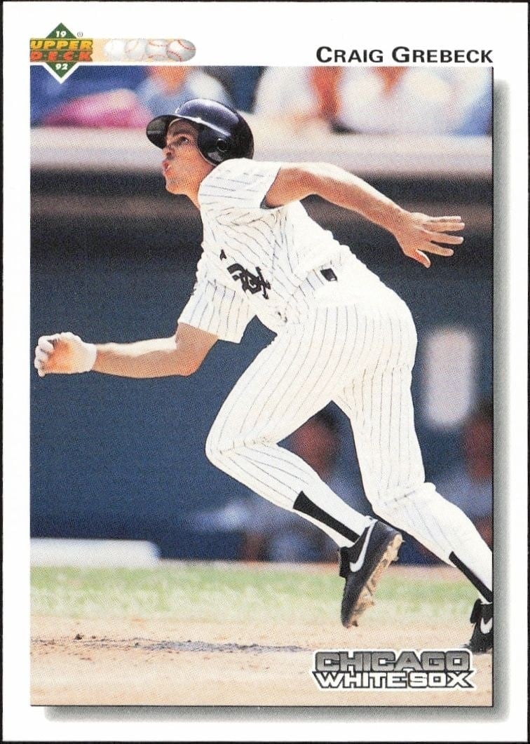 1992 Upper-Deck Craig Grebeck #603 trading card
