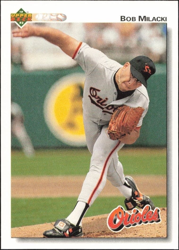 1992 Upper-Deck Bob Milacki #480 trading card