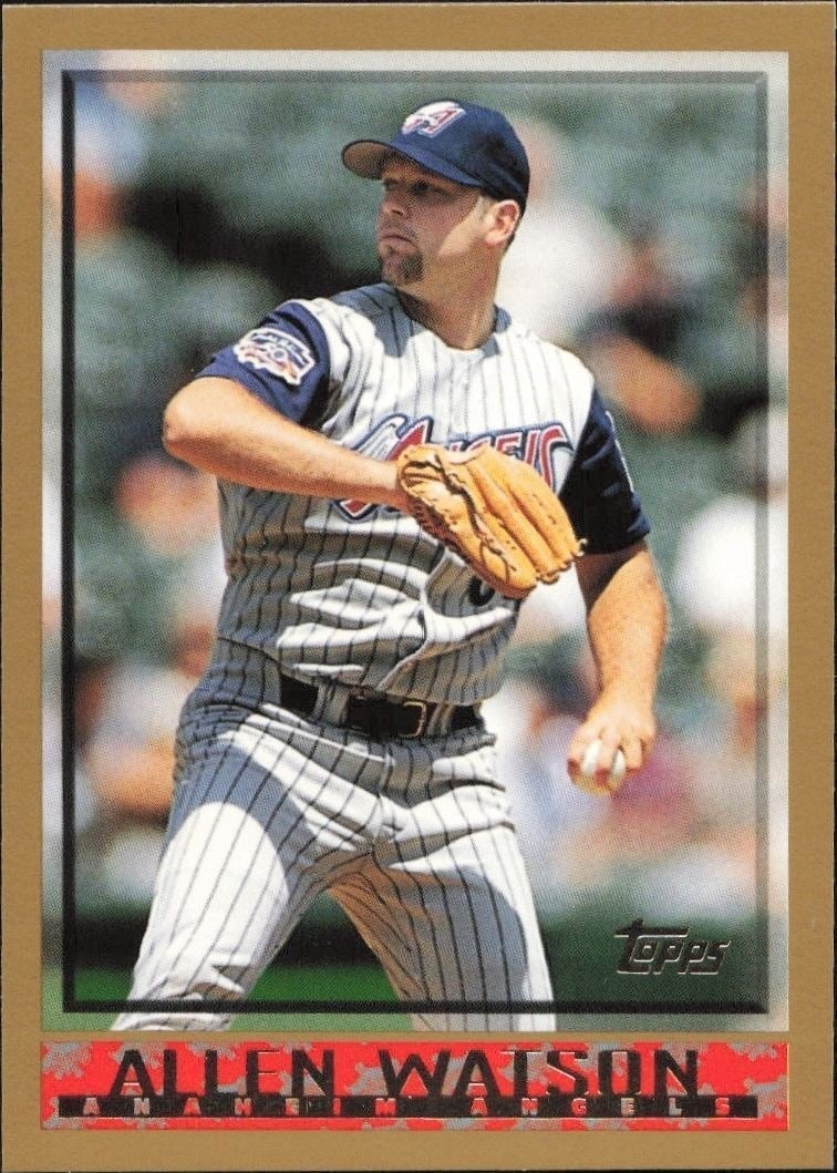 1998 Topps Allen Watson #211 trading card