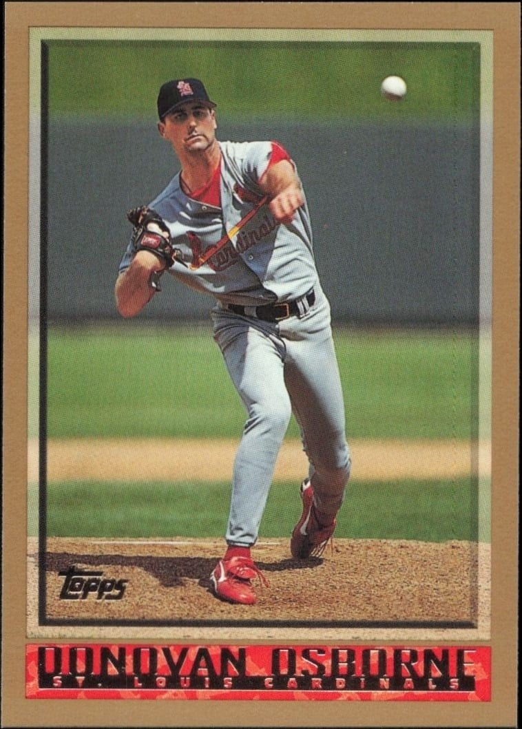 1998 Topps Donovan Osborne #370 trading card