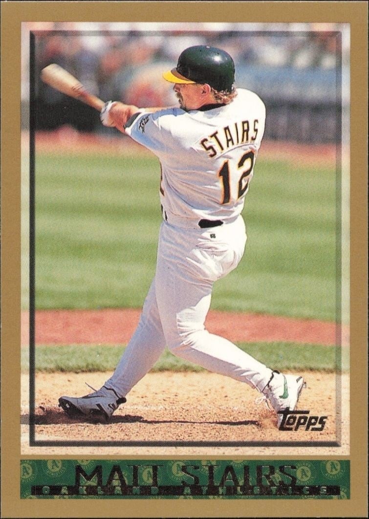 1998 Topps Matt Stairs #16 trading card