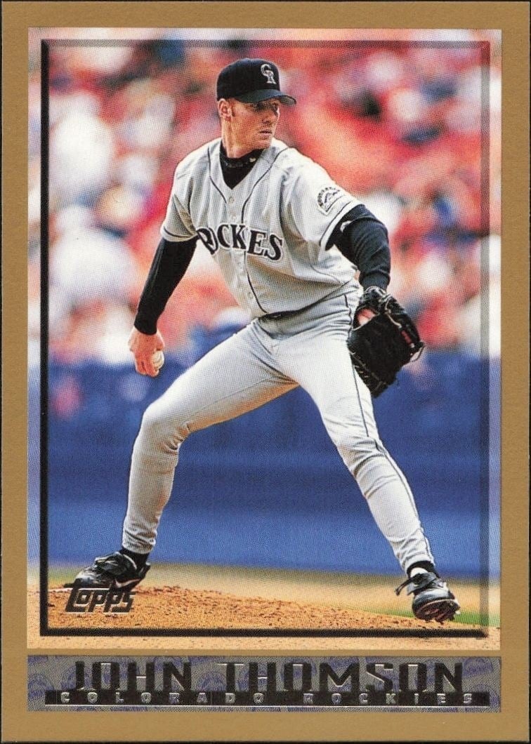 1998 Topps John Thomson #26 trading card