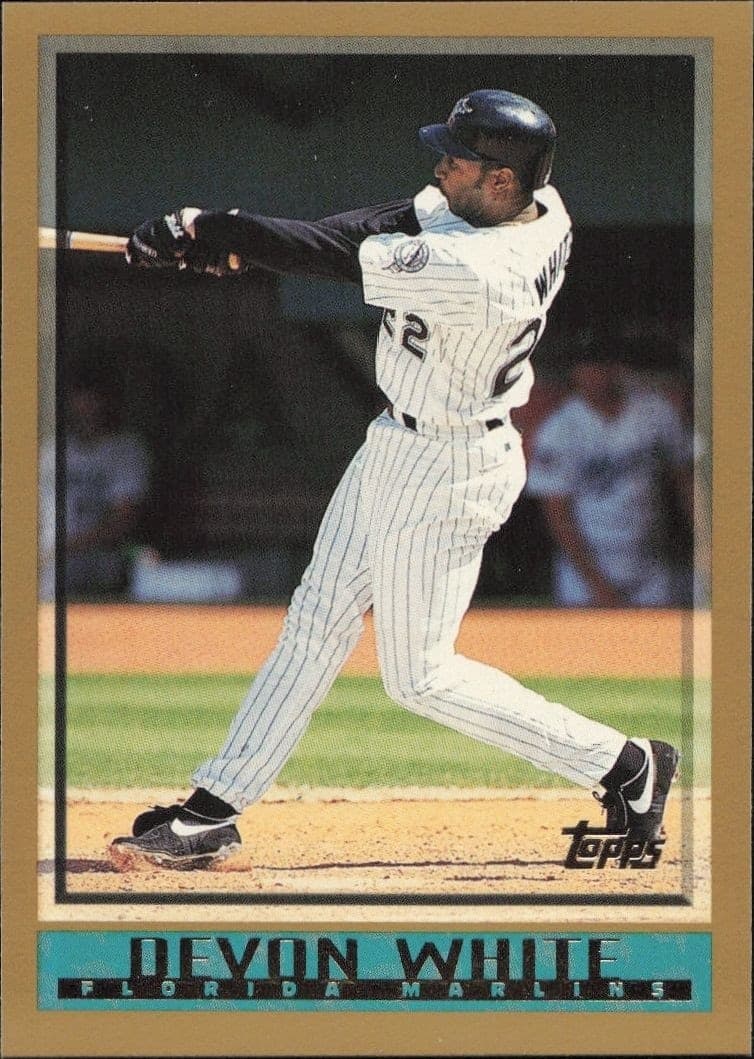 1998 Topps Devon White #47 trading card