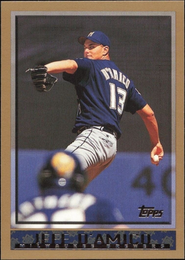 1998 Topps Jeff D'Amico #385 trading card