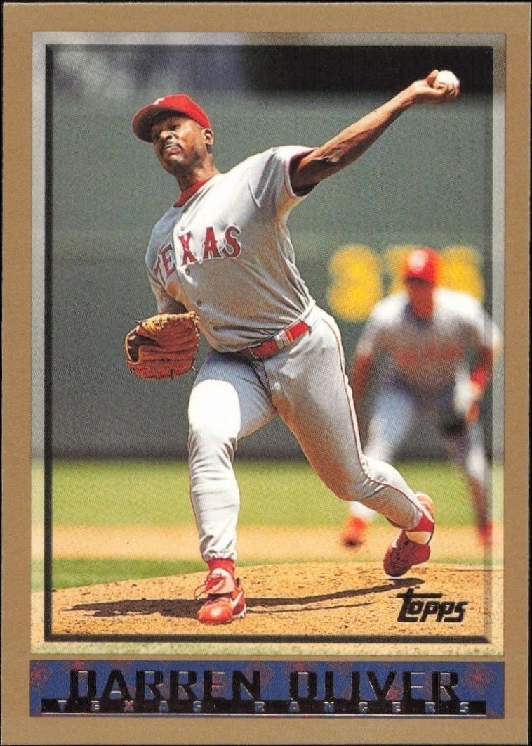 1998 Topps Darren Oliver #418 trading card