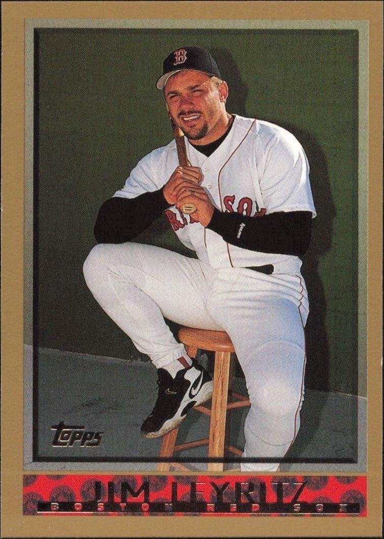 1998 Topps Jim Leyritz #438 trading card