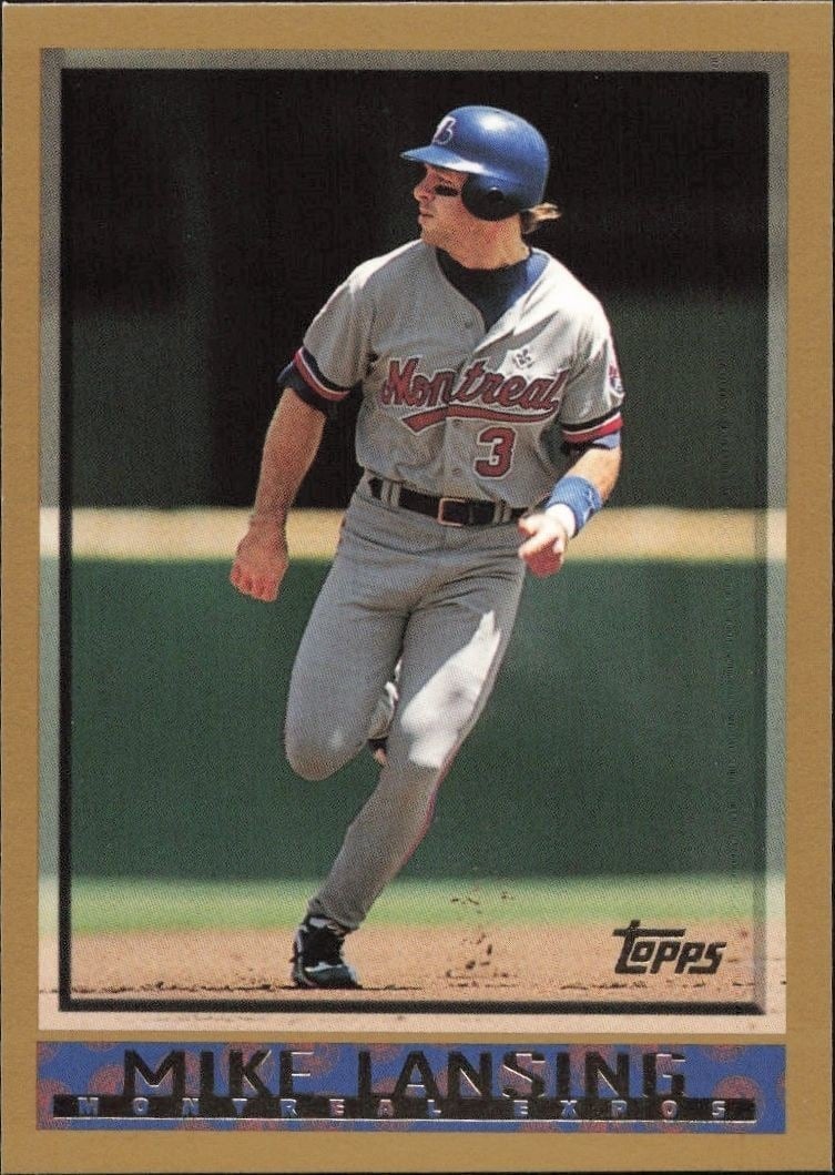 1998 Topps Mike Lansing #136 trading card