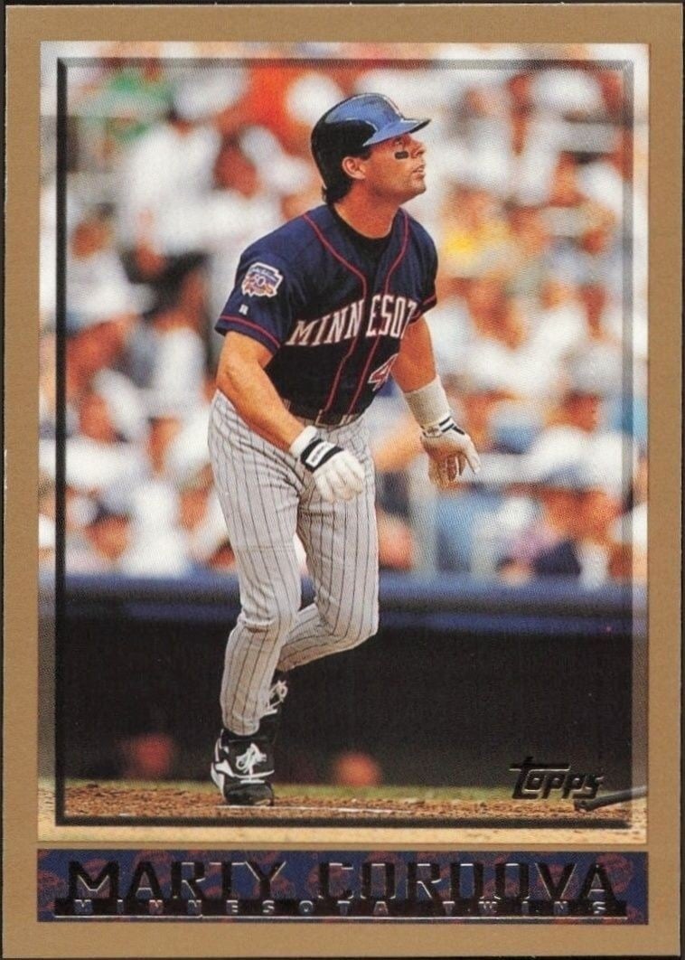 1998 Topps Marty Cordova #375 trading card