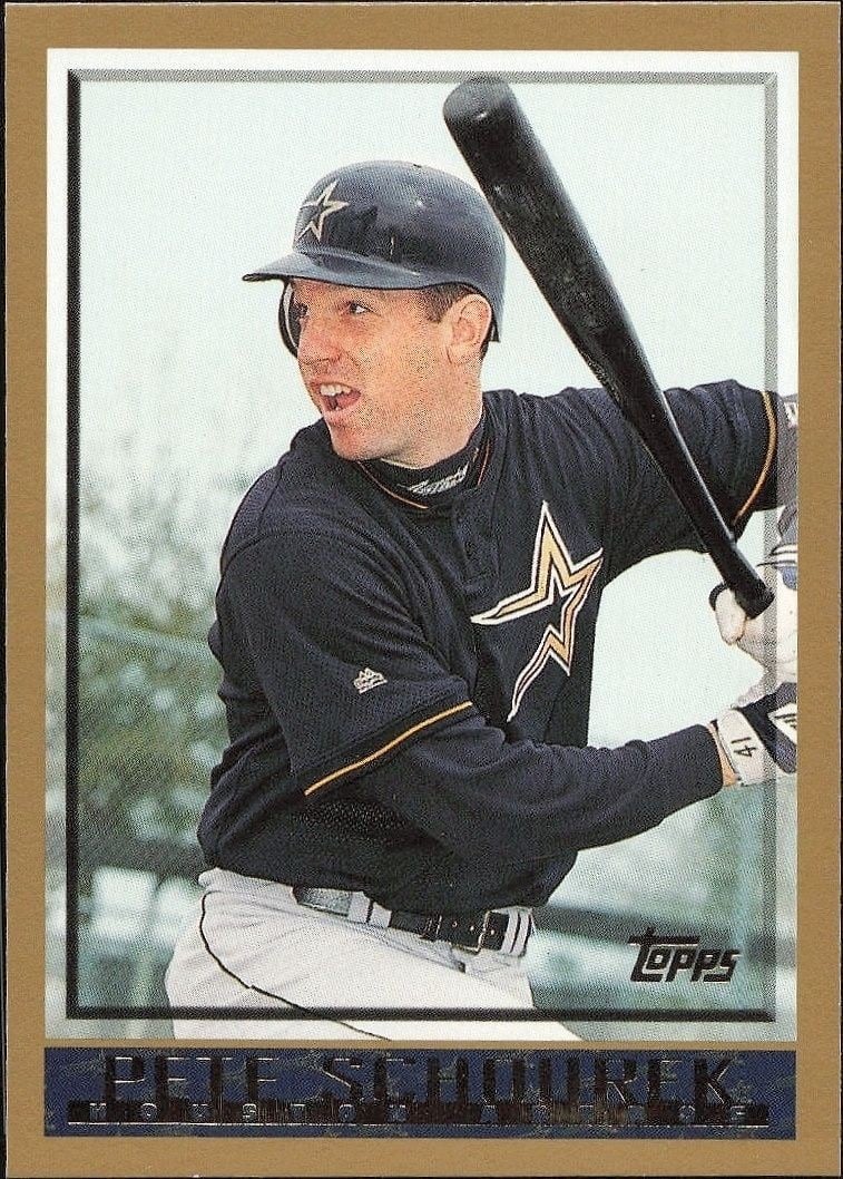 1998 Topps Pete Schourek #426 trading card