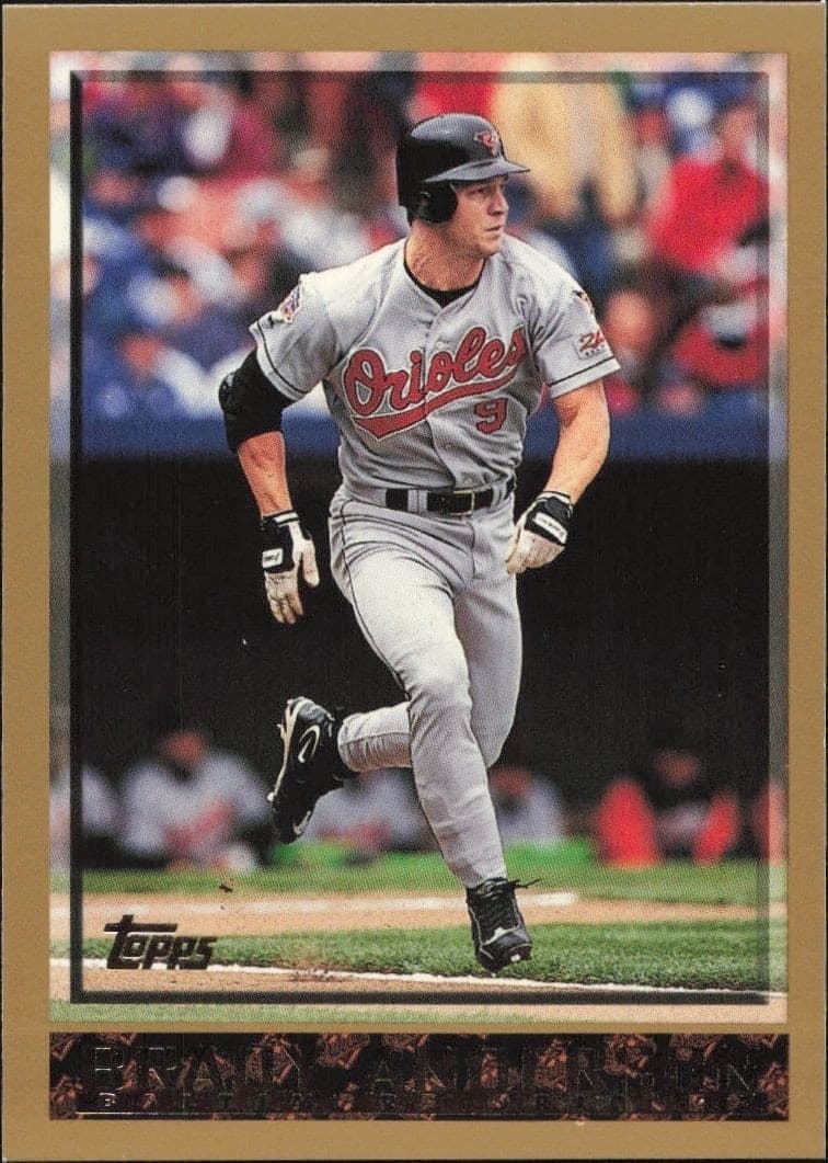 1998 Topps Brady Anderson #91 trading card