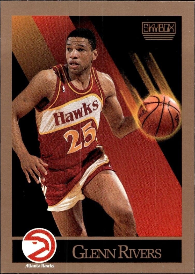 1990-91 Skybox Glenn Rivers #7 trading card