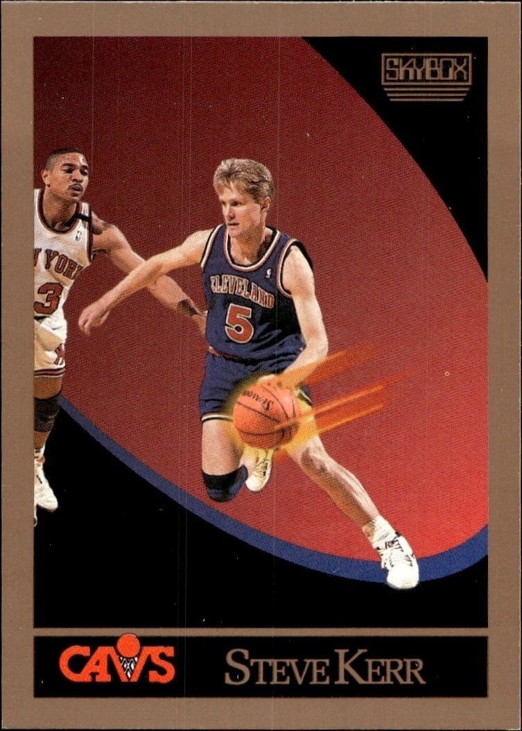 1990-91 Skybox Steve Kerr #52 trading card