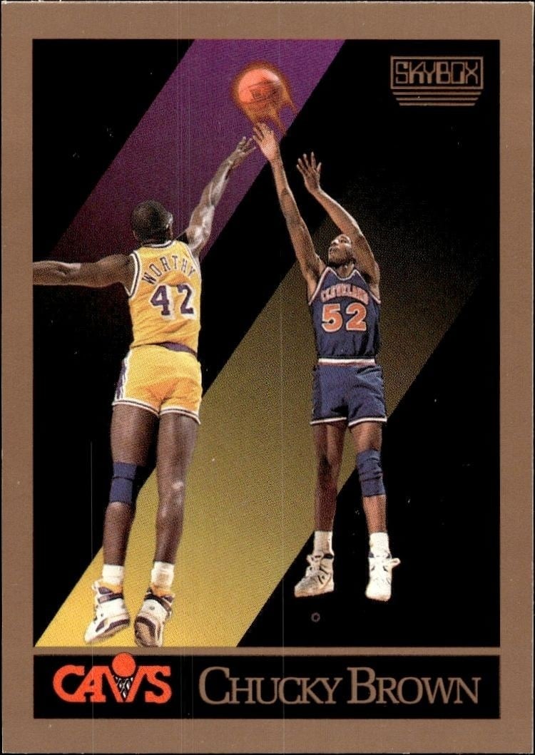 1990-91 Skybox Chucky Brown #49 trading card