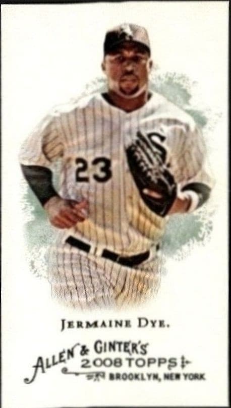 2008 Topps Allen & Ginter Jermaine Dye #141 trading card