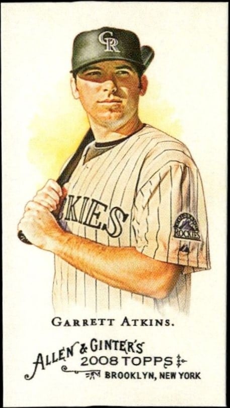 2008 Topps Allen & Ginter Garrett Atkins #95 trading card