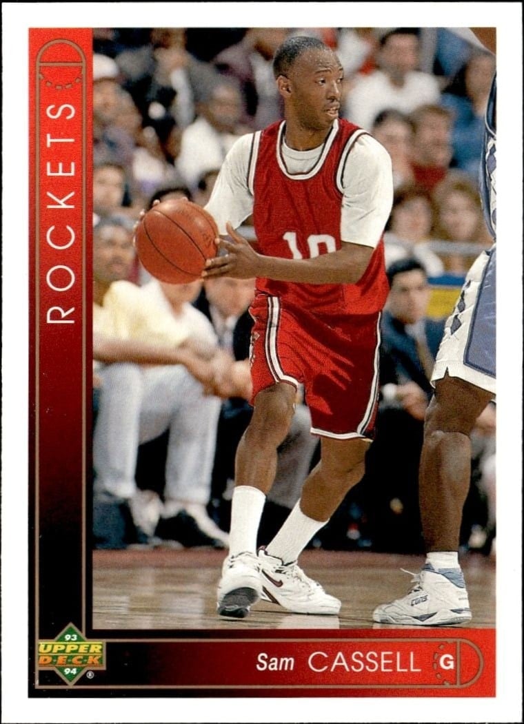 1993-94 Upper-Deck Collector's Choice Sam Cassell #161 trading card