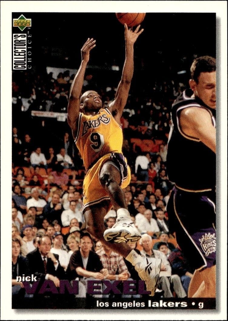 1995-96 Upper-Deck Collector's Choice Nick Van Exel #9 trading card