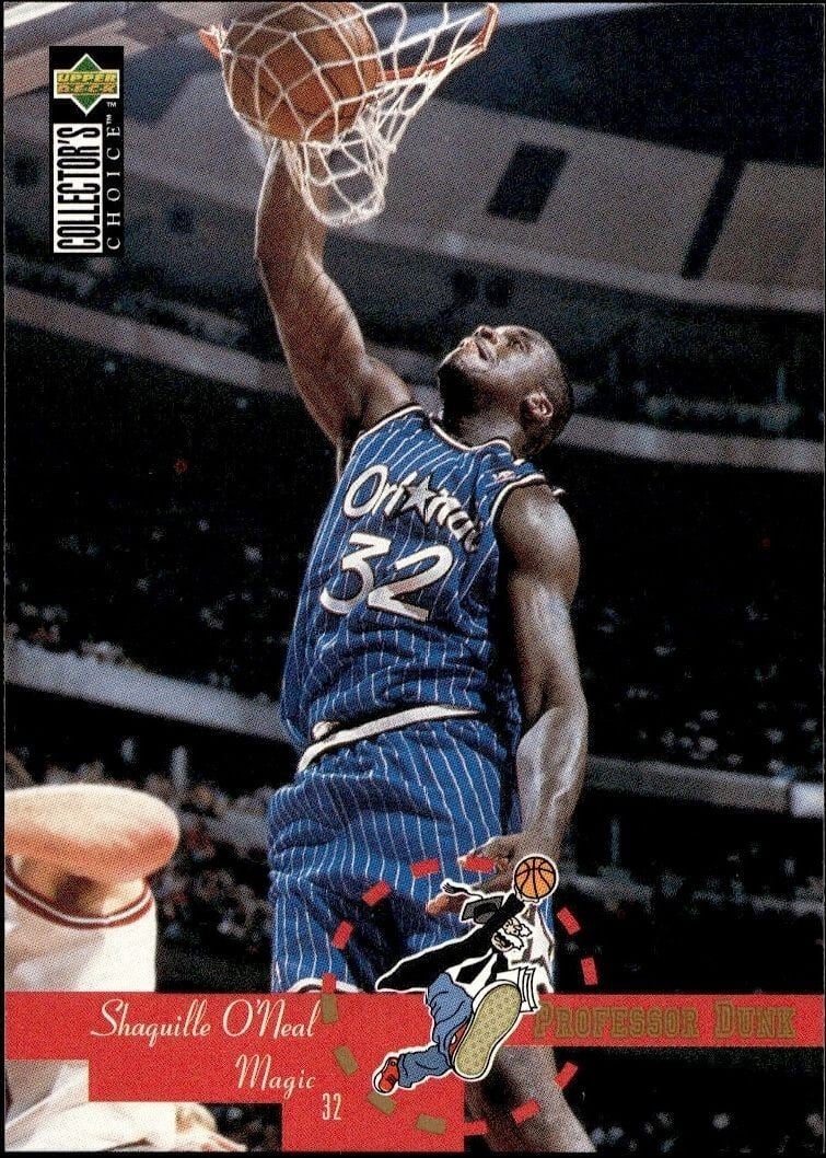 1995-96 Upper-Deck Collector's Choice Shaquille O'Neal #202 trading card