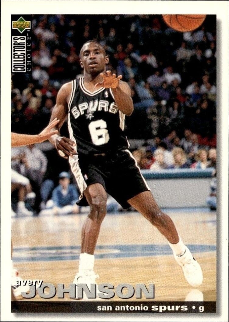 1995-96 Upper-Deck Collector's Choice Avery Johnson #6 trading card