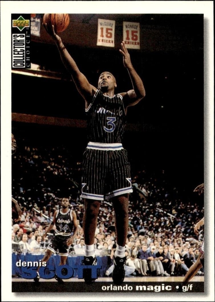1995-96 Upper-Deck Collector's Choice Dennis Scott #16 trading card