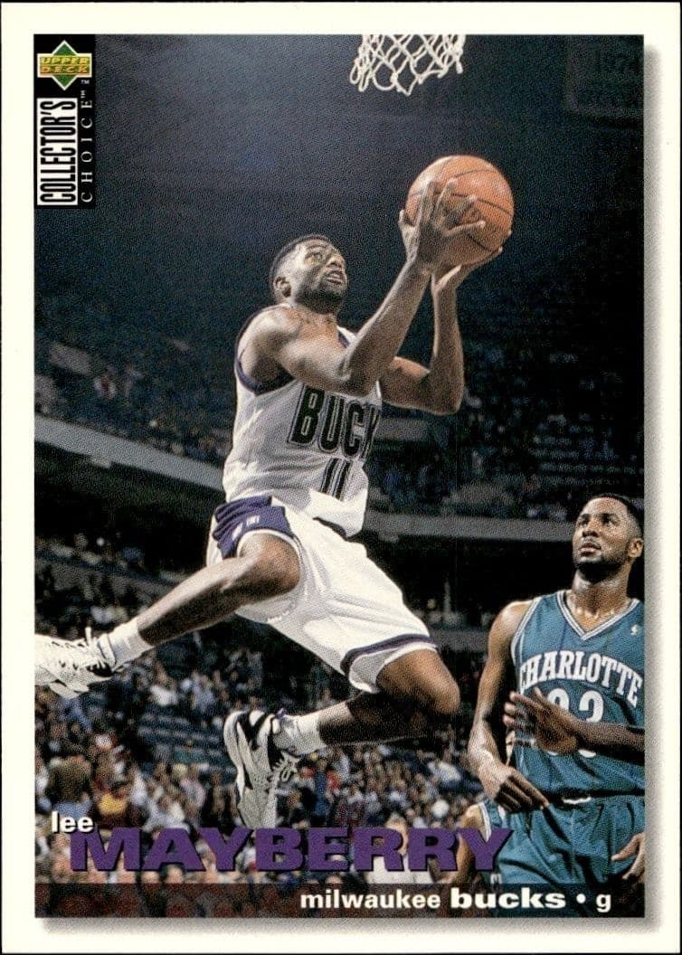 1995-96 Upper-Deck Collector's Choice Lee Mayberry #160 trading card