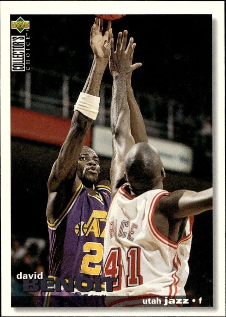 1995-96 Upper-Deck Collector's Choice David Benoit #137 trading card