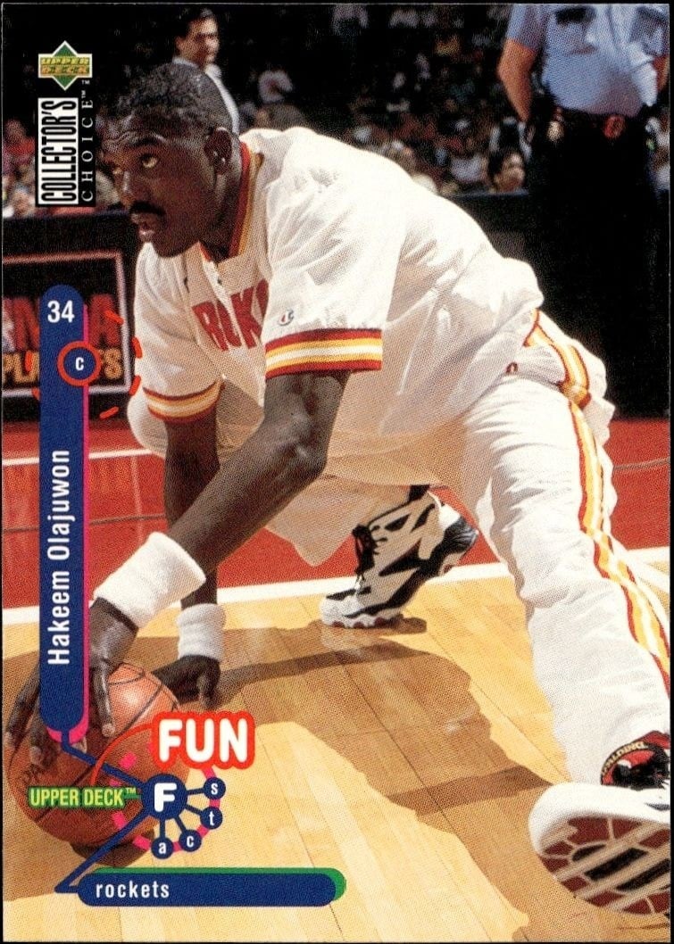 1995-96 Upper-Deck Collector's Choice Hakeem Olajuwon #175 trading card