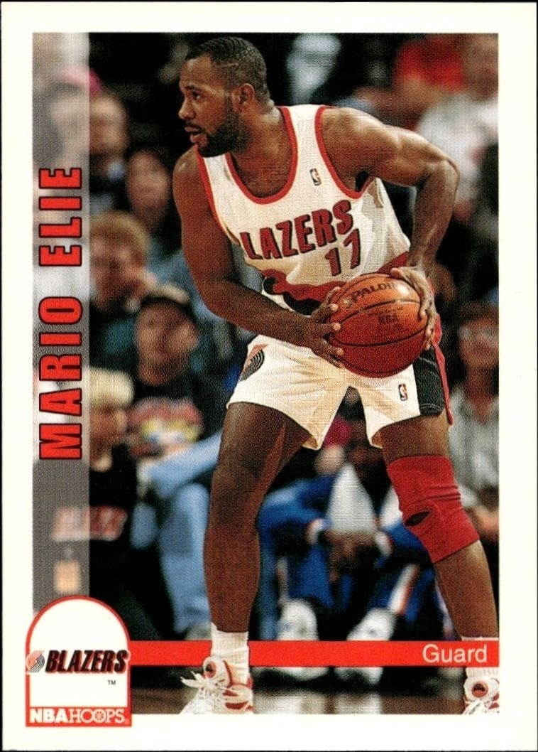 1992-93 Skybox NBA Hoops Series 2 Mario Elie #455 trading card