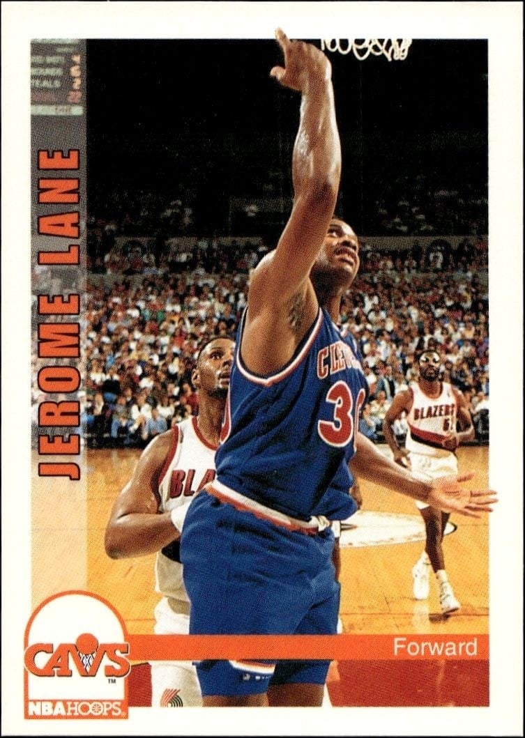 1992-93 Skybox NBA Hoops Series 2 Jerome Lane #366 trading card