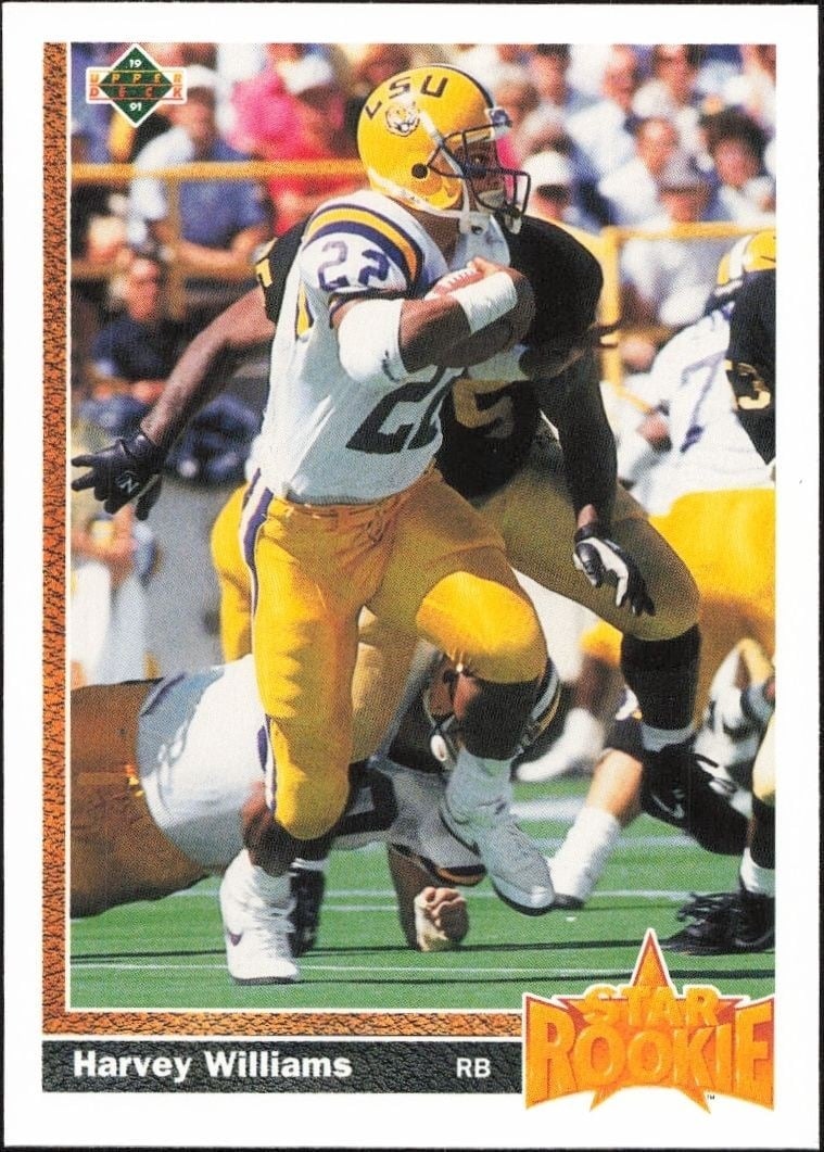 1991 Upper-Deck Harvey Williams #27 trading card