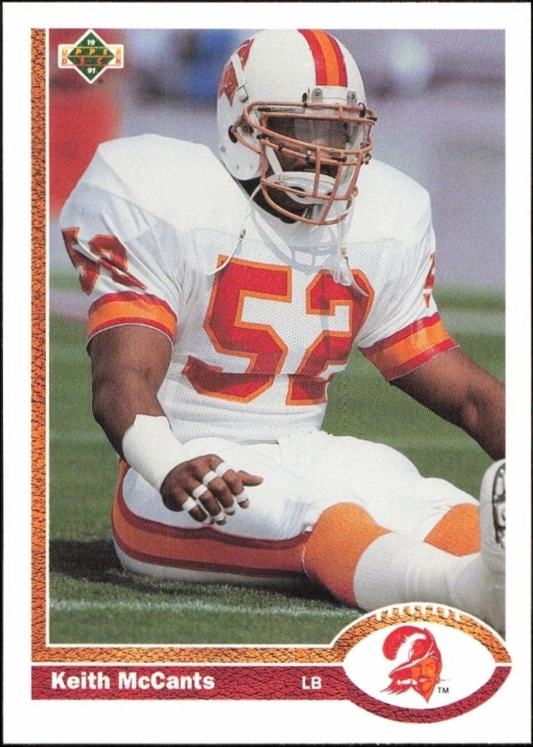 1991 Upper-Deck Keith McCants #367 trading card