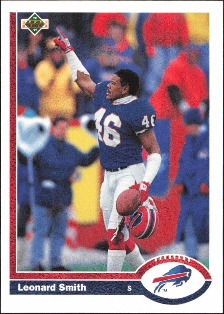 1991 Upper-Deck Leonard Smith #315 trading card