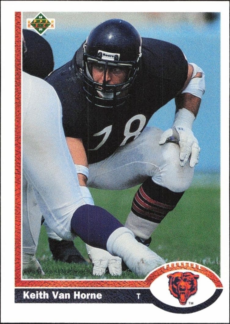 1991 Upper-Deck Keith Van Horne #324 trading card