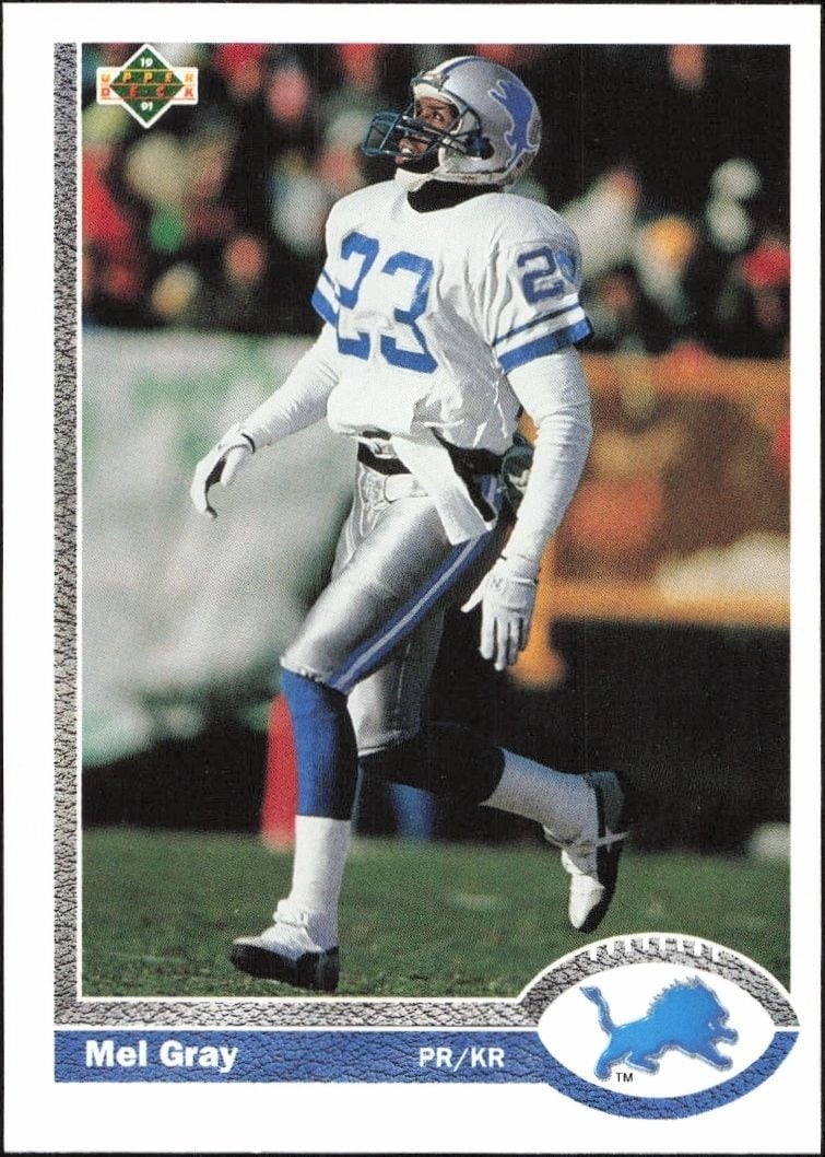 1991 Upper-Deck Mel Gray #323 trading card