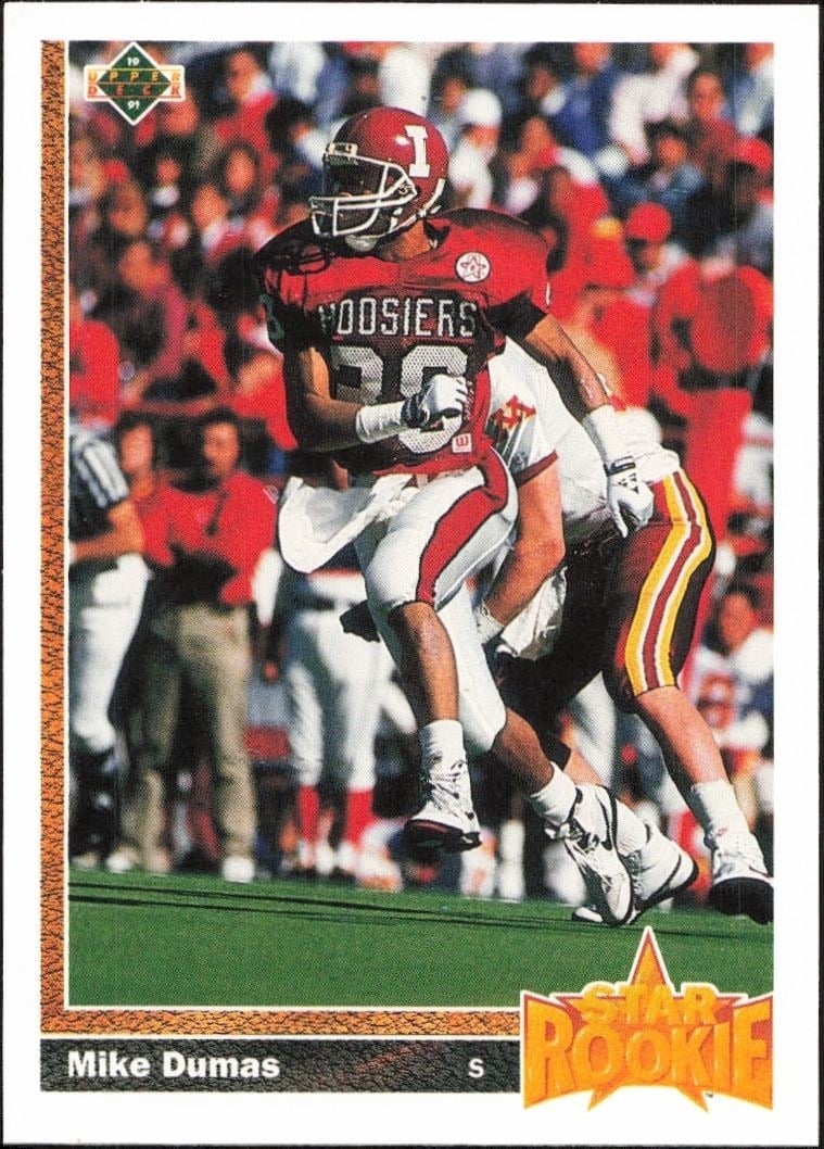 1991 Upper-Deck Mike Dumas #3 trading card