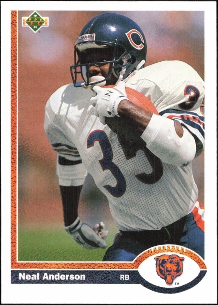 1991 Upper-Deck Neal Anderson #244 trading card