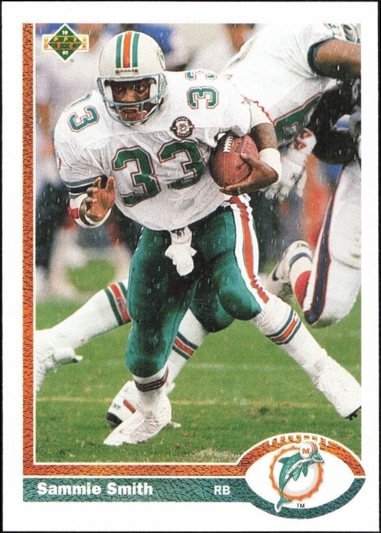 1991 Upper-Deck Sammie Smith #253 trading card