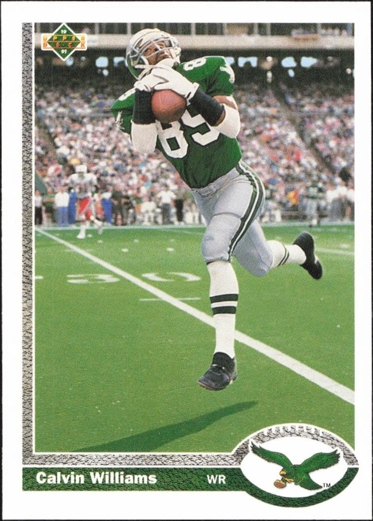1991 Upper-Deck Calvin Williams #254 trading card