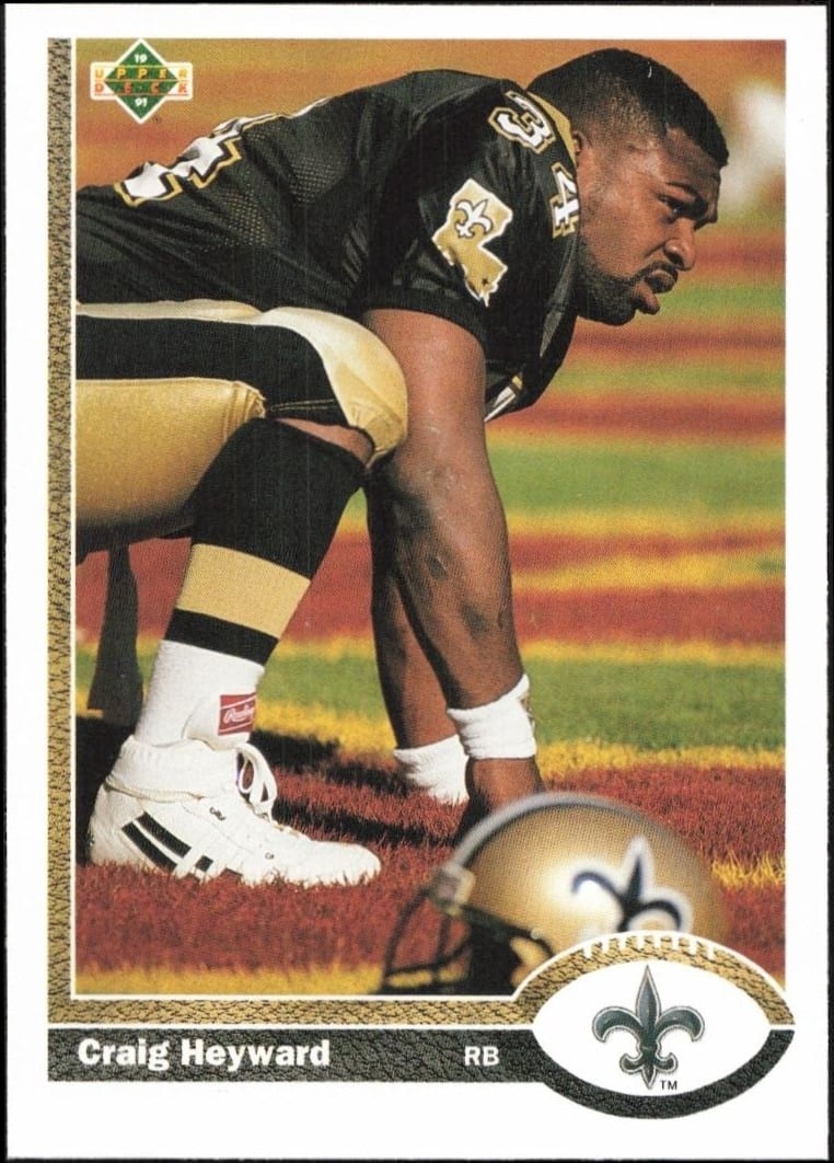 1991 Upper-Deck Craig Heyward #248 trading card