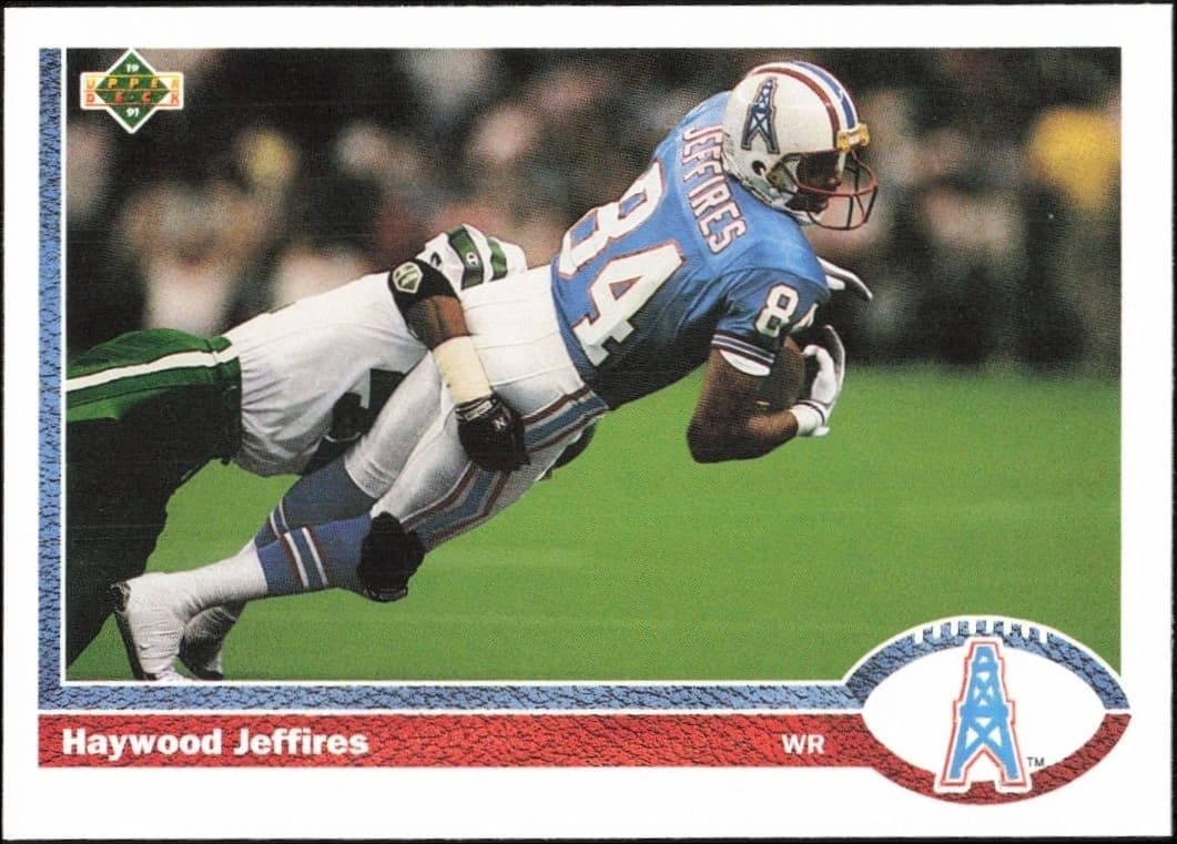 1991 Upper-Deck Haywood Jeffires #258 trading card