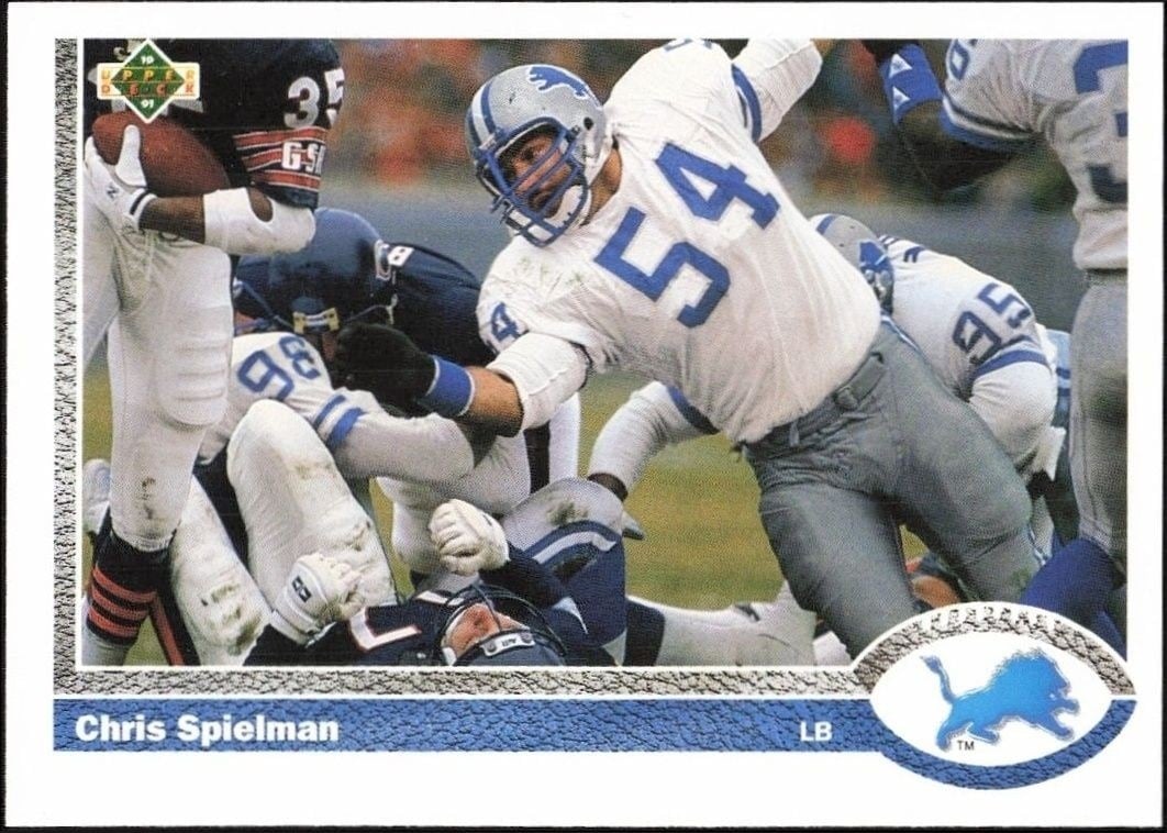 1991 Upper-Deck Chris Spielman #264 trading card
