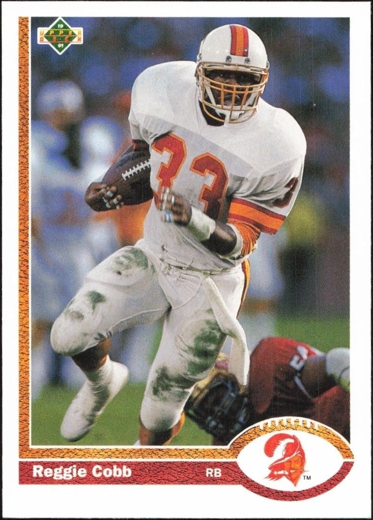 1991 Upper-Deck Reggie Cobb #265 trading card