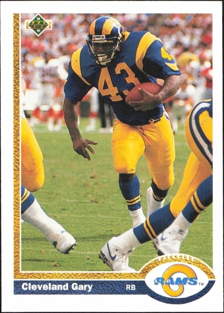 1991 Upper-Deck Cleveland Gary #215 trading card