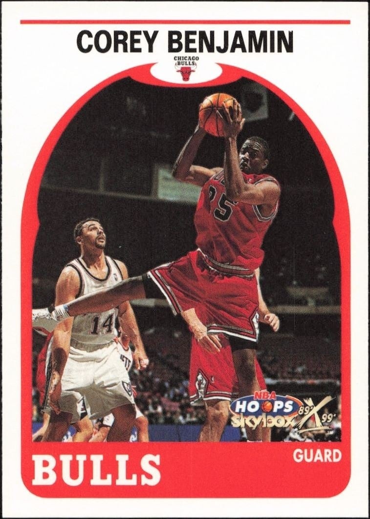 1999-00 Skybox NBA Hoops Decade Corey Benjamin #170 trading card