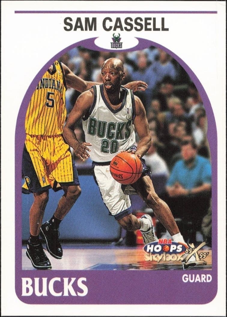 1999-00 Skybox NBA Hoops Decade Sam Cassell #161 trading card